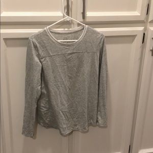 Grey long sleeve shirt